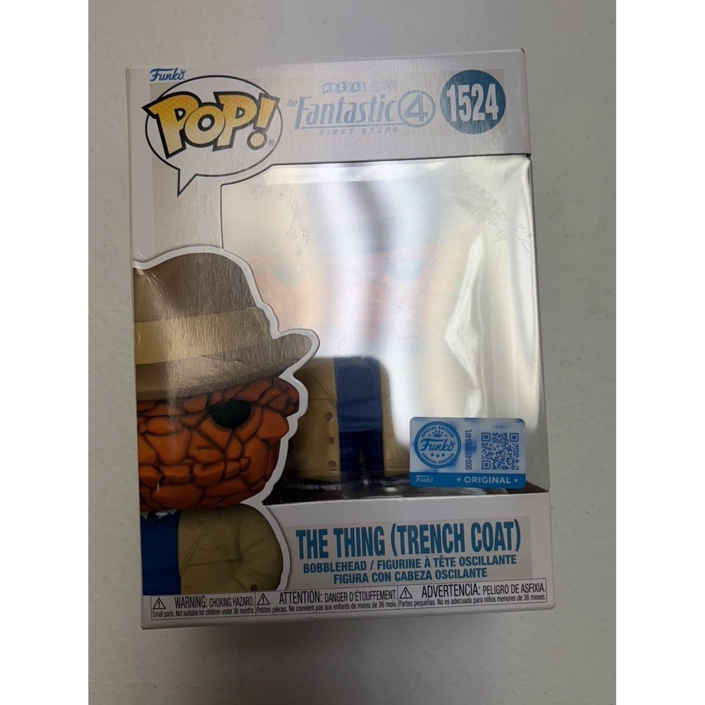 The Fantastic Four:  The Thing (Trench Coat) Funko Pop! Vinyl Figure New Bx Dmg